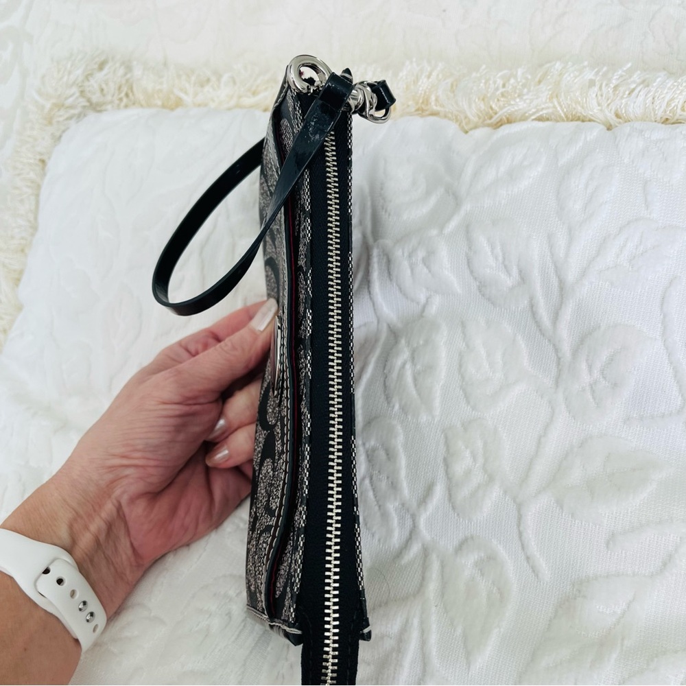 Coach Signature Print Wristlet - Picture 9 of 15